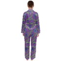 Folk flowers print Floral pattern Ethnic art Satin Long Sleeve Pajamas Set View2