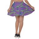 Folk flowers print Floral pattern Ethnic art Velvet Skater Skirt View2