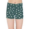 Leaves Pattern Kids  Sports Shorts View1