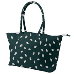 Leaves Pattern Canvas Shoulder Bag