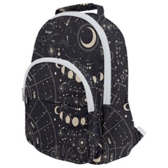 Magic-patterns Rounded Multi Pocket Backpack