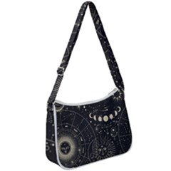 Magic-patterns Zip Up Shoulder Bag