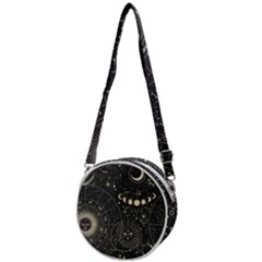 Magic-patterns Crossbody Circle Bag by CoshaArt