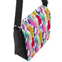 Acryl Paint Flap Closure Messenger Bag (S) View2