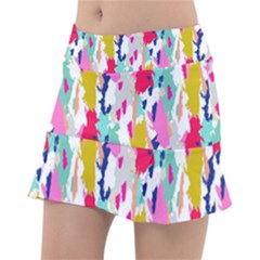 Acryl Paint Classic Tennis Skirt by CoshaArt