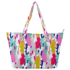 Acryl Paint Full Print Shoulder Bag by CoshaArt