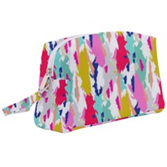 Acryl Paint Wristlet Pouch Bag (large) by CoshaArt