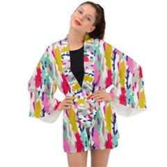 Acryl Paint Long Sleeve Kimono by CoshaArt