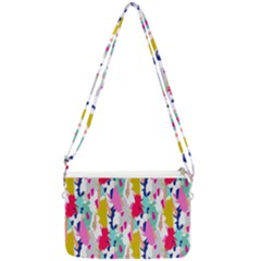 Acryl Paint Double Gusset Crossbody Bag by CoshaArt