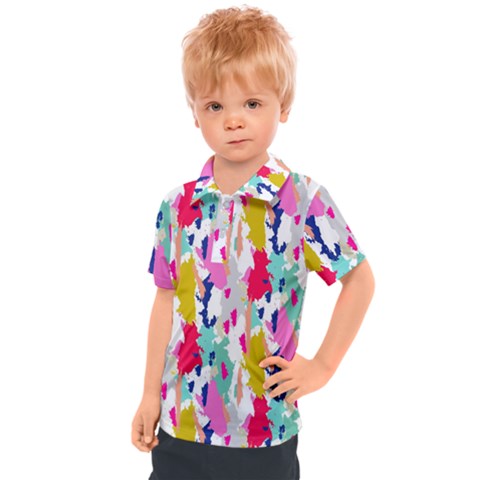 Acryl Paint Kids  Polo Tee by CoshaArt