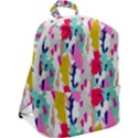 Acryl Paint Zip Up Backpack View2