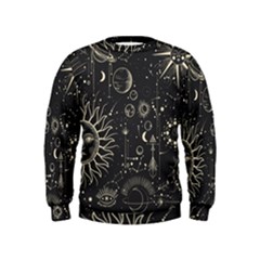 Mystic Patterns Kids  Sweatshirt by CoshaArt