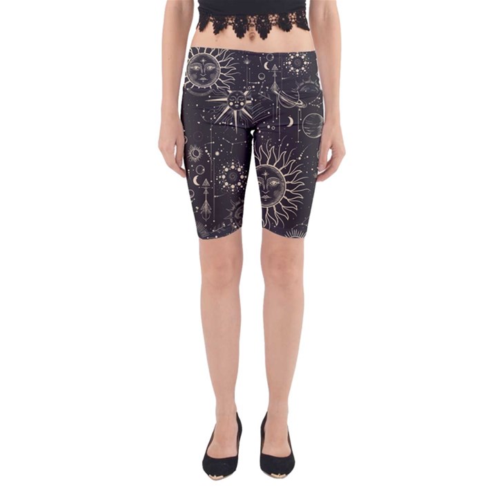 Mystic patterns Yoga Cropped Leggings