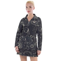 Mystic Patterns Women s Long Sleeve Casual Dress by CoshaArt