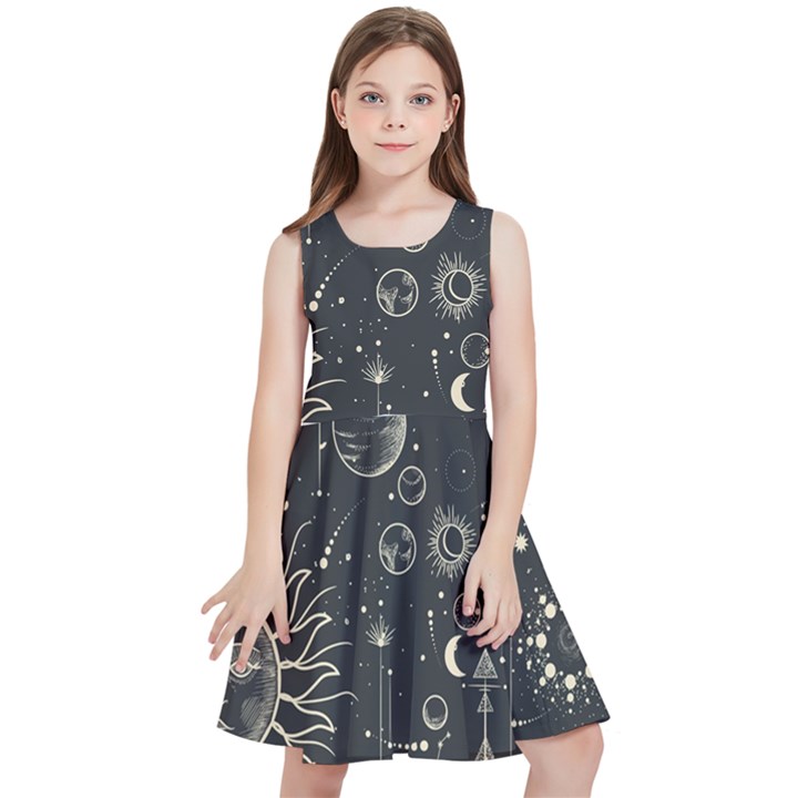 Mystic patterns Kids  Skater Dress