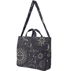 Mystic Patterns Square Shoulder Tote Bag by CoshaArt