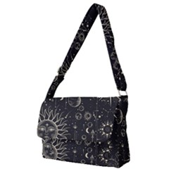 Mystic Patterns Full Print Messenger Bag (l) by CoshaArt