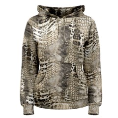 Luxury Snake Print Women s Pullover Hoodie by CoshaArt