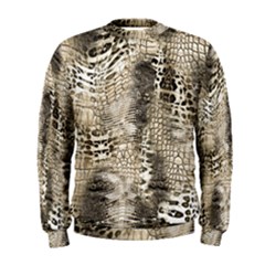 Luxury Snake Print Men s Sweatshirt by CoshaArt