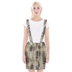 Luxury Snake Print Braces Suspender Skirt by CoshaArt