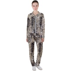 Luxury Snake Print Casual Jacket And Pants Set by CoshaArt