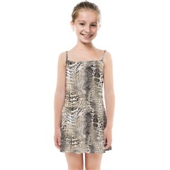 Luxury Snake Print Kids  Summer Sun Dress by CoshaArt