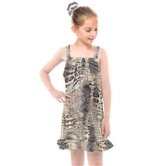 Luxury Snake Print Kids  Overall Dress by CoshaArt