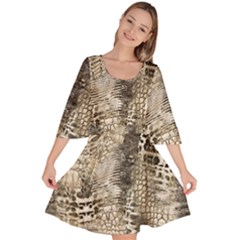 Luxury Snake Print Velour Kimono Dress by CoshaArt