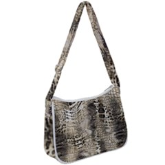 Luxury Snake Print Zip Up Shoulder Bag by CoshaArt