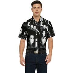 Mrn Echo Men s Short Sleeve Pocket Shirt  by MRNStudios