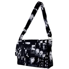 Mrn Echo Full Print Messenger Bag (l) by MRNStudios