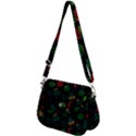 Apples Honey Honeycombs Pattern Saddle Handbag View2