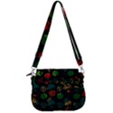 Apples Honey Honeycombs Pattern Saddle Handbag View3