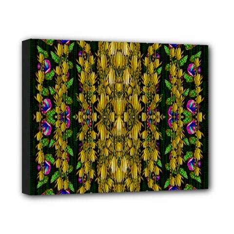 Fanciful Fantasy Flower Forest Canvas 10  X 8  (stretched) by pepitasart