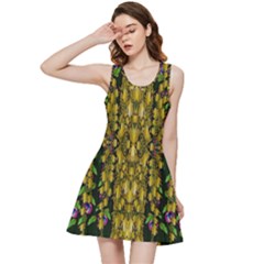 Fanciful Fantasy Flower Forest Inside Out Racerback Dress by pepitasart