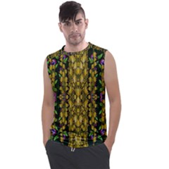 Fanciful Fantasy Flower Forest Men s Regular Tank Top by pepitasart