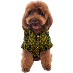 Fanciful Fantasy Flower Forest Dog Coat by pepitasart