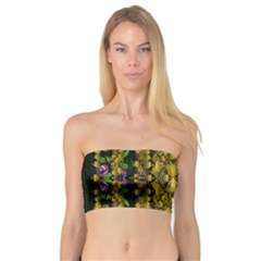 Fanciful Fantasy Flower Forest Bandeau Top by pepitasart