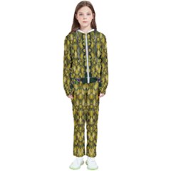 Fanciful Fantasy Flower Forest Kids  Tracksuit by pepitasart