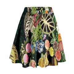 Tropical Pattern High Waist Skirt by CoshaArt