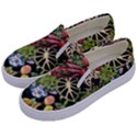 Tropical Pattern Kids  Canvas Slip Ons View2