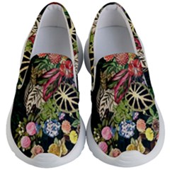 Tropical Pattern Kids Lightweight Slip Ons by CoshaArt