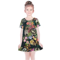 Tropical Pattern Kids  Simple Cotton Dress by CoshaArt