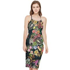 Tropical Pattern Bodycon Cross Back Summer Dress by CoshaArt