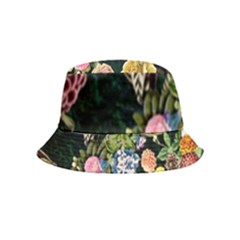 Tropical Pattern Inside Out Bucket Hat (kids) by CoshaArt