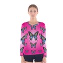 Butterfly Women s Long Sleeve Tee View1