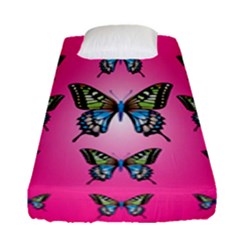 Butterfly Fitted Sheet (single Size) by Dutashop