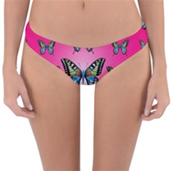 Butterfly Reversible Hipster Bikini Bottoms by Dutashop