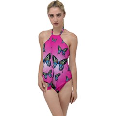 Butterfly Go With The Flow One Piece Swimsuit by Dutashop