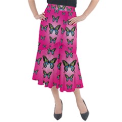 Butterfly Midi Mermaid Skirt by Dutashop